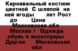 Карнавальный костюм цветной. С шляпой, на ней ягоды. 4-6 лет Рост до 116 › Цена ­ 2 000 - Московская обл., Москва г. Одежда, обувь и аксессуары » Другое   . Московская обл.